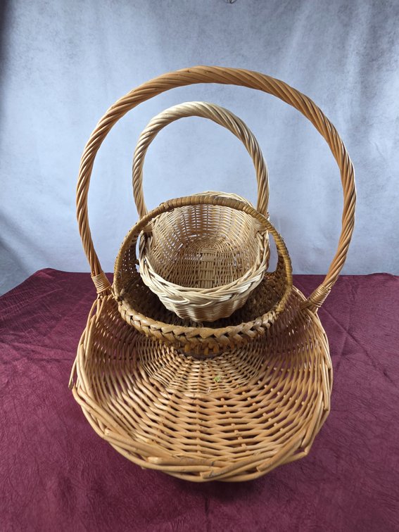 Woven Wicker Gathering Baskets