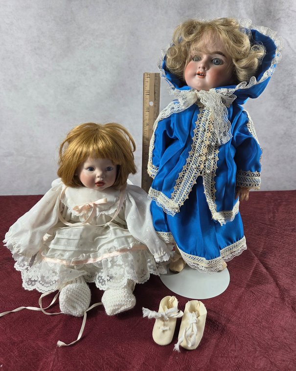 Antique Bisque and Porcelain Collectible Dolls