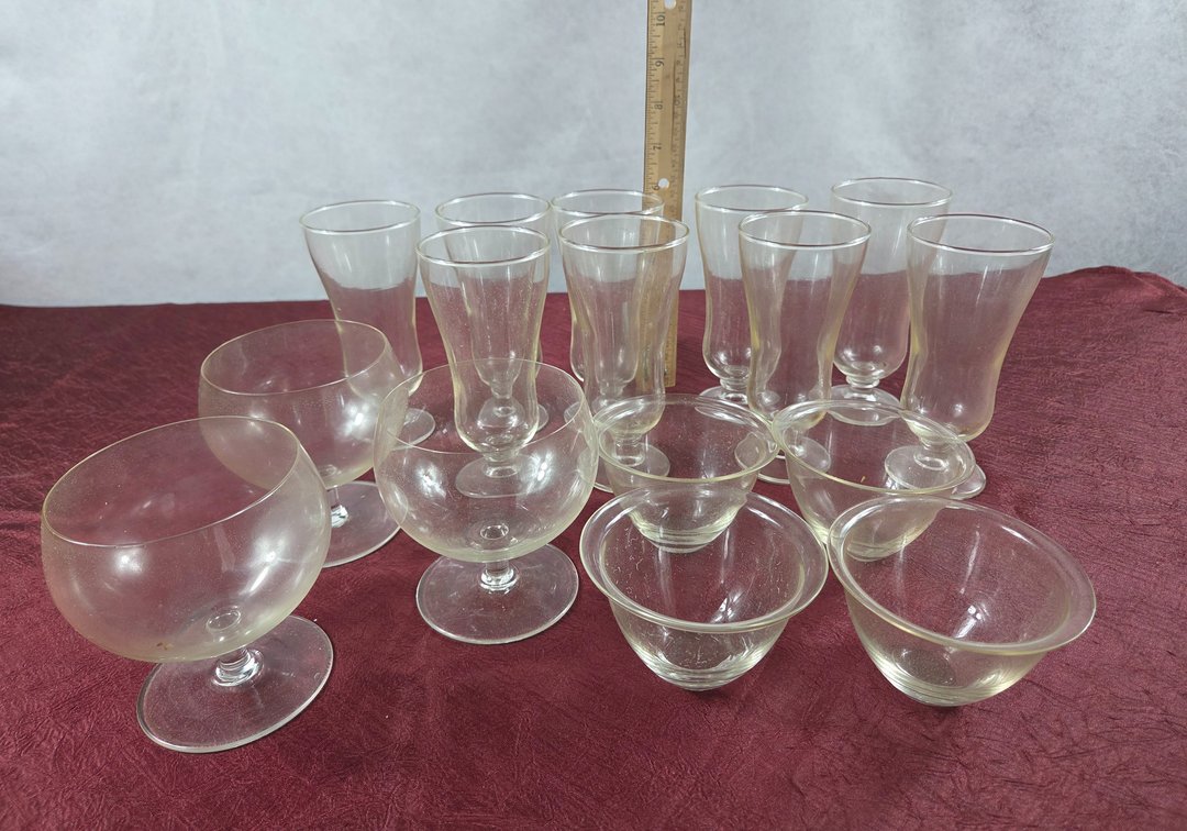 Clear Glassware Assortment