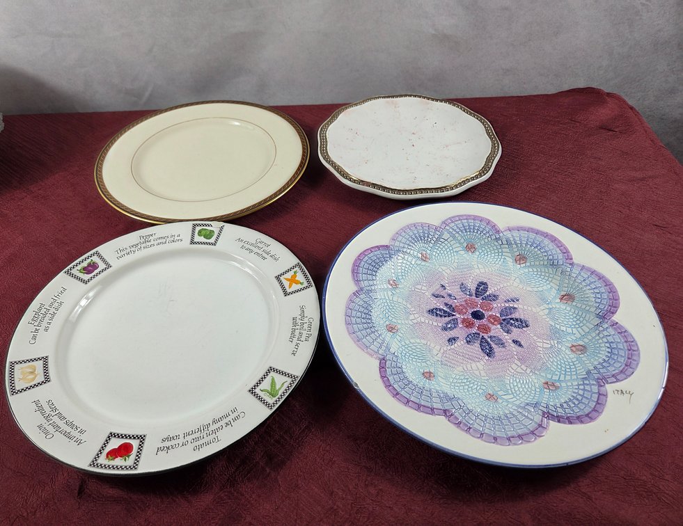 Assorted Tableware and Decorative Plates