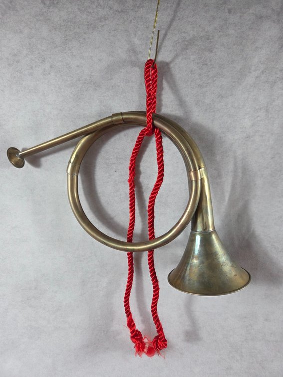 Brass Coiled Hunting Horn