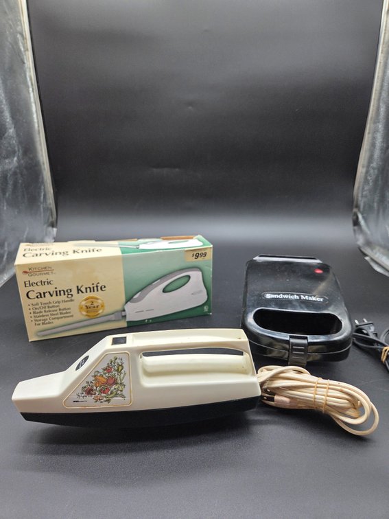 Electric Carving Knives and Sandwich Maker