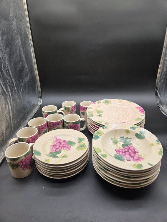 Fairfield Grape Valley Stoneware Dinnerware Set