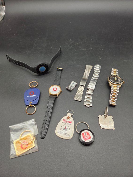 Wristwatches, Watch Bracelets, and Keychains