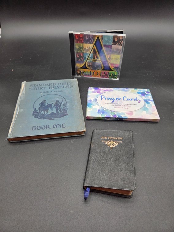 Religious Books, Pocket New Testament, Prayer Cards, and CD
