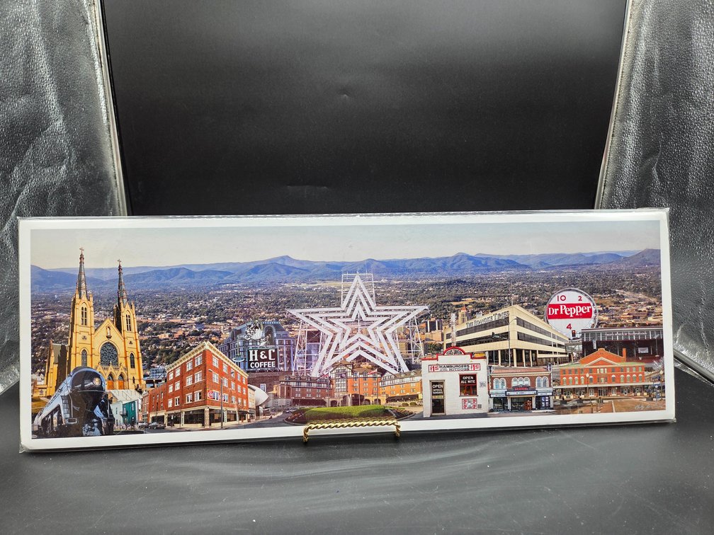 Phillip Barrett, Jr. Roanoke Panoramic Collage Art Print