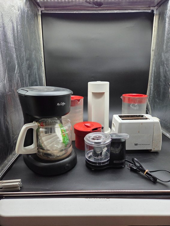 Coffee Maker, Mini Food Chopper, Toaster, and More