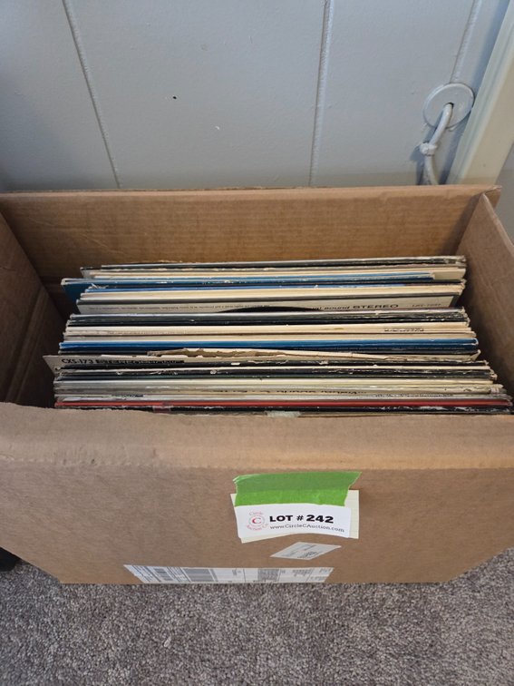 Vinyl LP Records in Paper and Cardboard Sleeves
