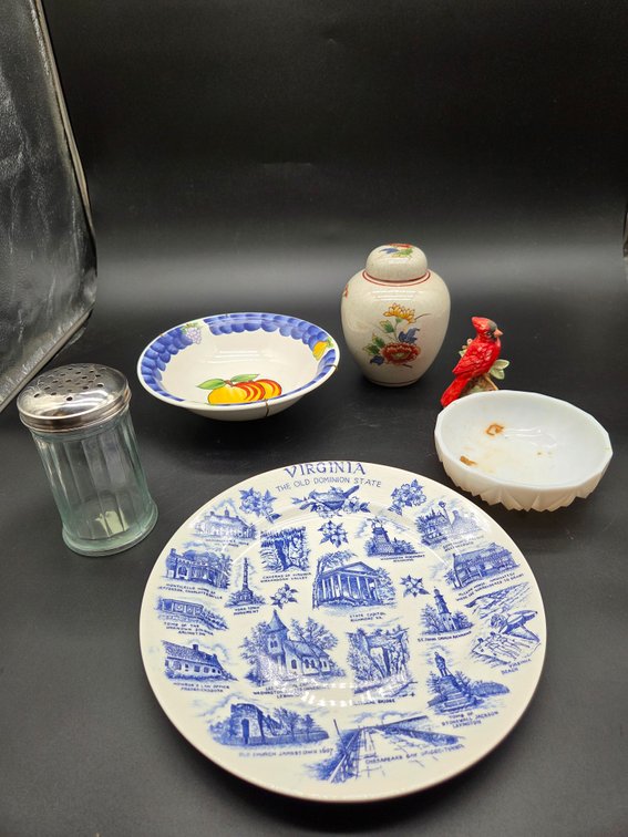 Virginia Souvenir Plate, Decorative Bowls, and More