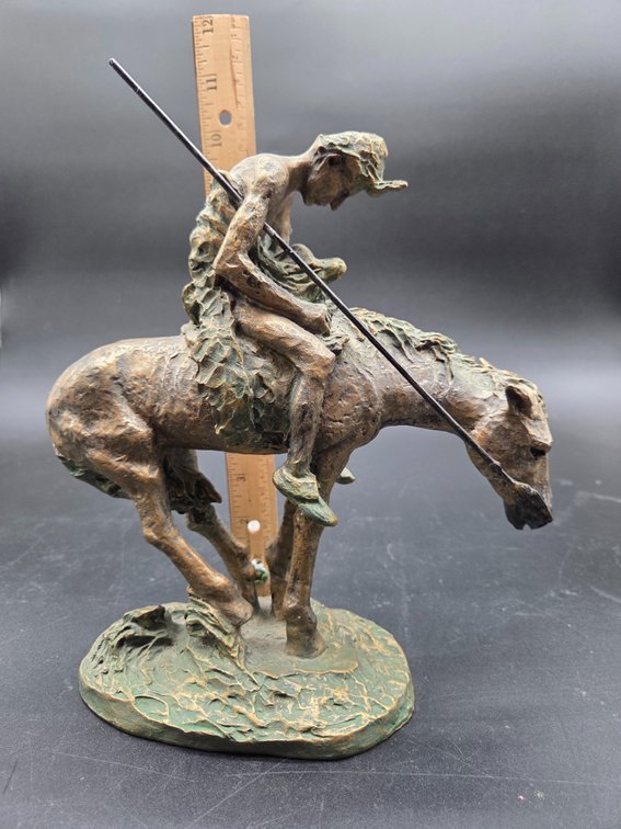 End of the Trail Bronze-Finish Sculpture