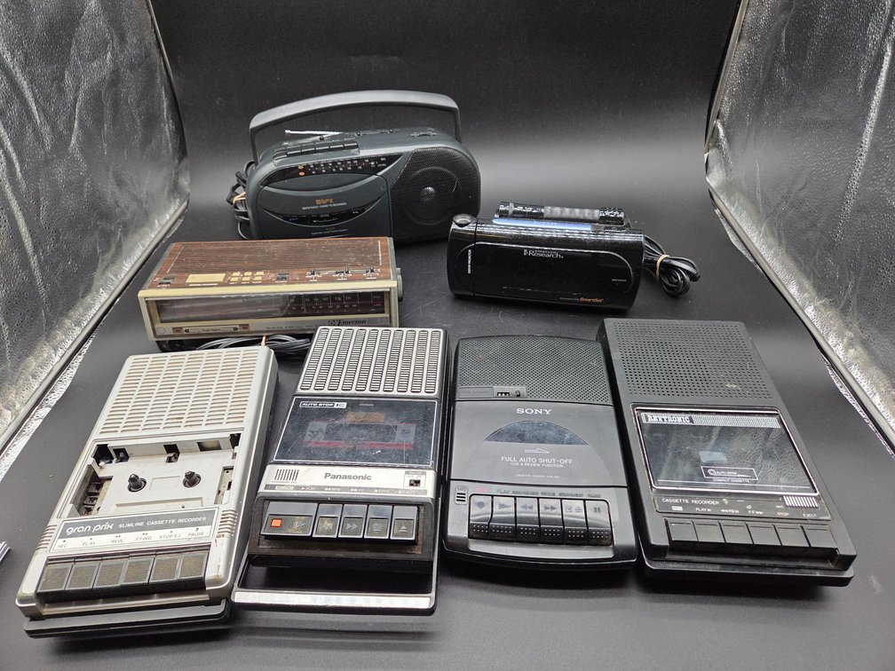 Portable Cassette Players, Recorders, and Clock Radios