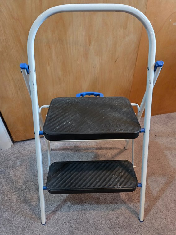 Safety 1st Tubular Metal 2-Step Folding Stool