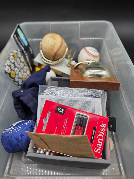 Sports Trophies, SanDisk Flash Drive, Batteries, and More