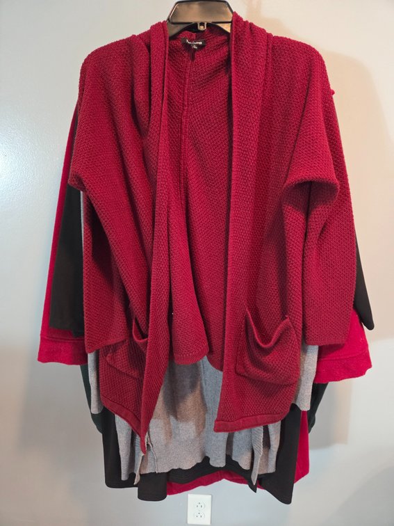 Women's Coat, Fleece Jacket, Cardigans, and Tunic