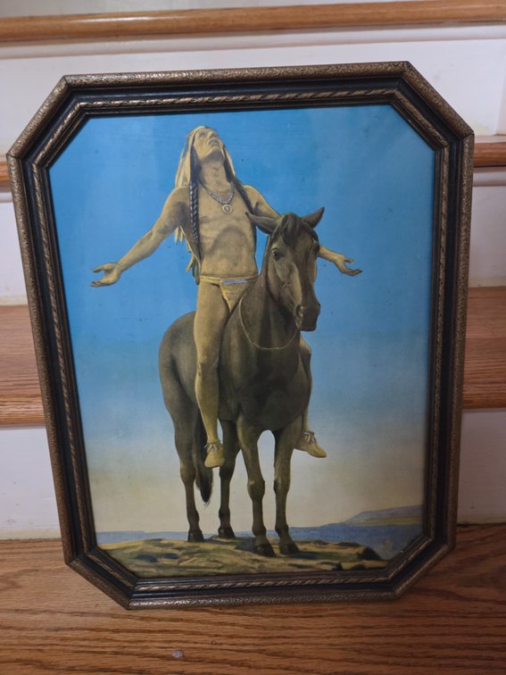 Appeal to the Great Spirit Framed Art Print