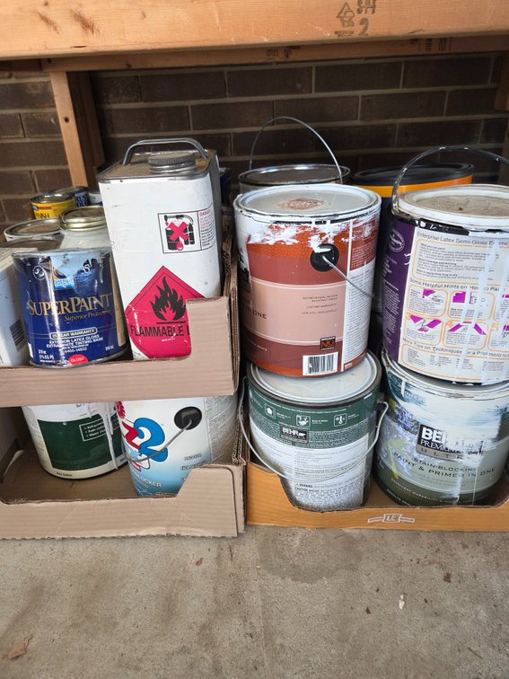 Paint, Primer, and Leveling Compound