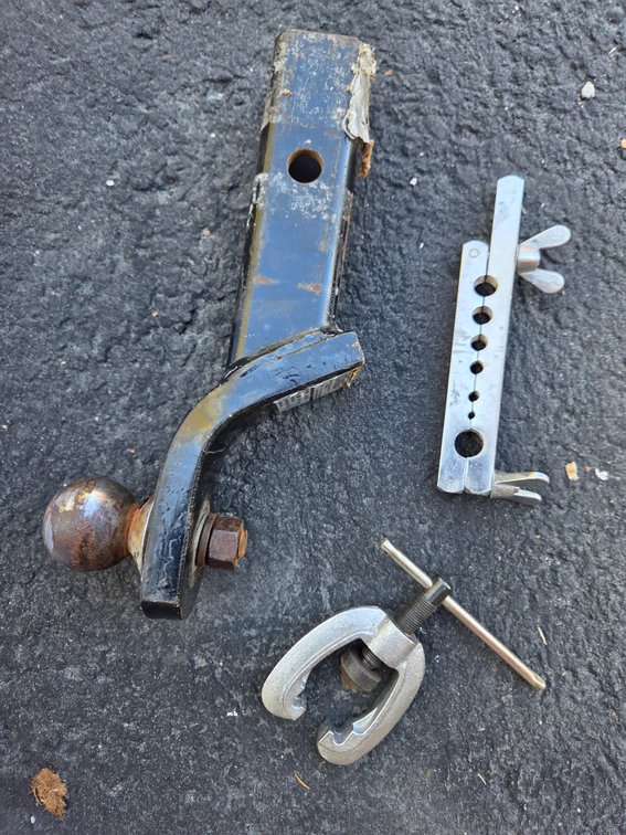Trailer Hitch Ball Mount and Tubing Flaring Tool