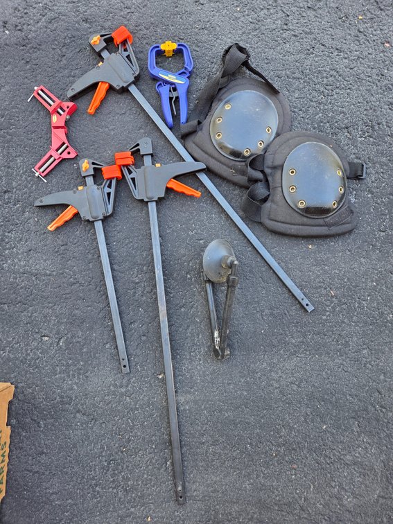 Clamps, Knee Pads, and Suction Cup Mount