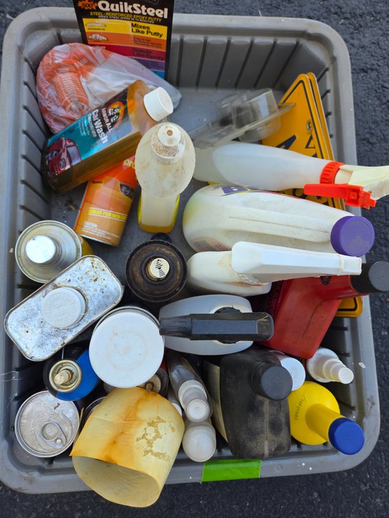Automotive Cleaners, Fluids, and Dandux Storage Crate