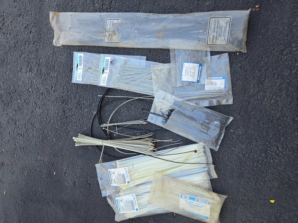 Cable Ties, Cable Straps, and Lashed Cable Supports