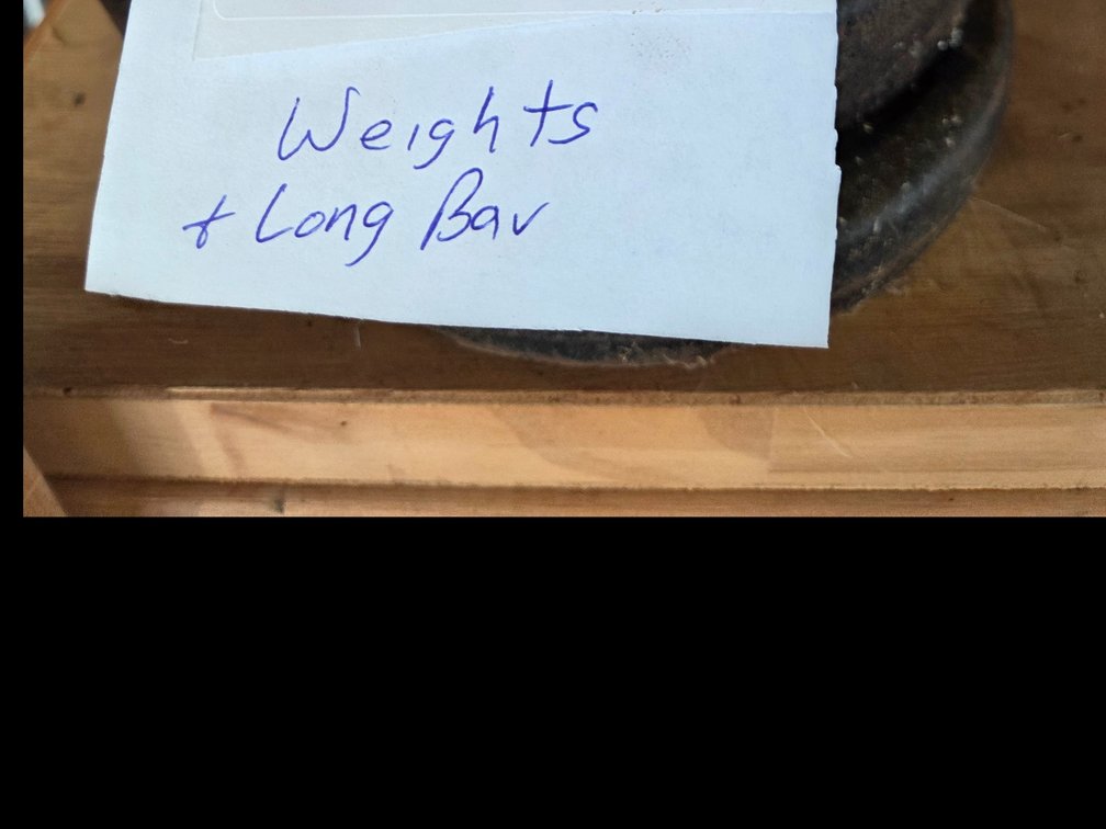 Cast Iron Weight Plates, Barbell, and Dumbbell Bar