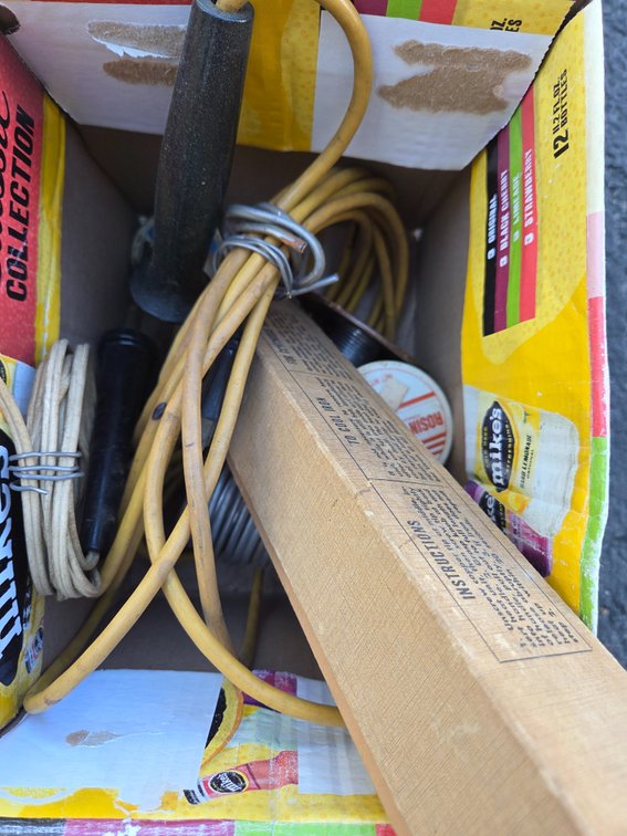 Electric Soldering Irons, Solder Spools, and Kester Flux