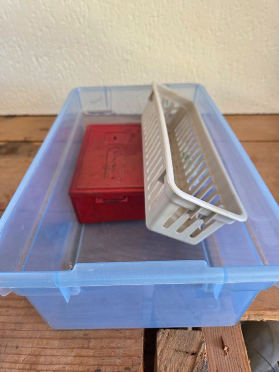 Drill Bits, Precision Screwdriver Set, and Storage Bins
