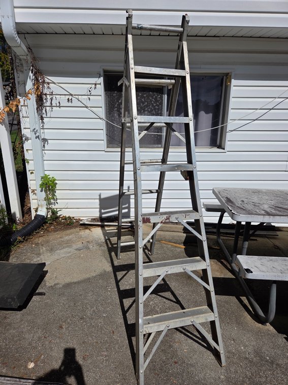 Aluminum Extension Trestle Step Ladder