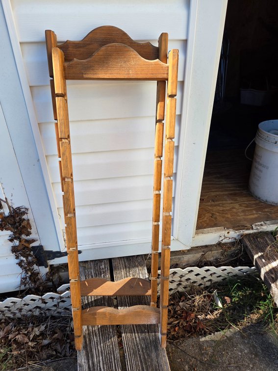 Wall-Mount Wooden Display Racks