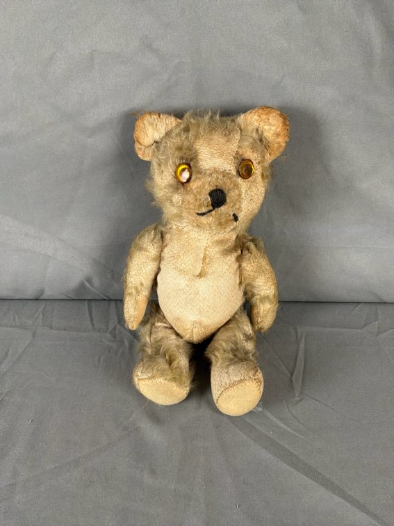 Jointed Tan Mohair Teddy Bear