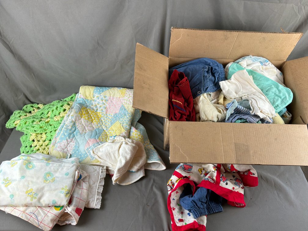 Children's Clothing, Baby Blankets, and Linens
