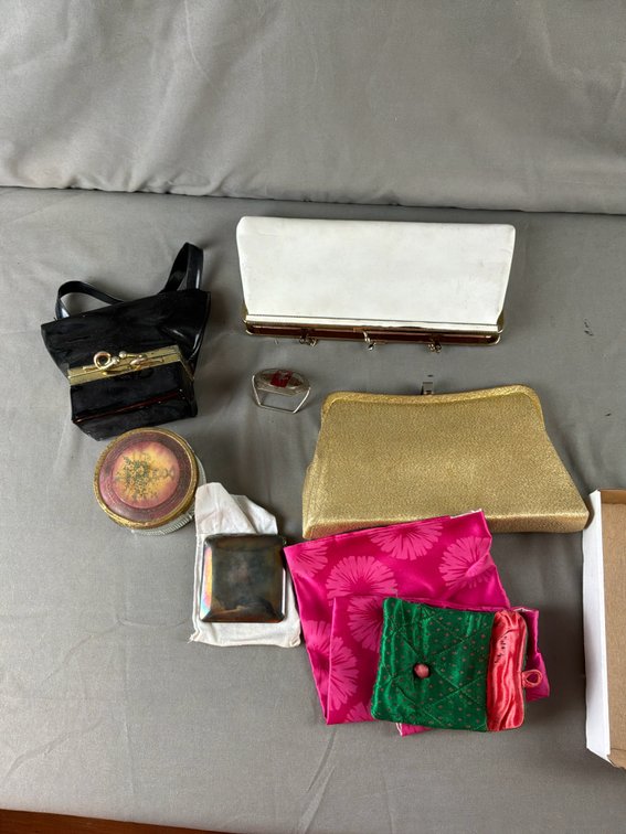 Clutches, Compact Mirrors, and Vanity Accessories