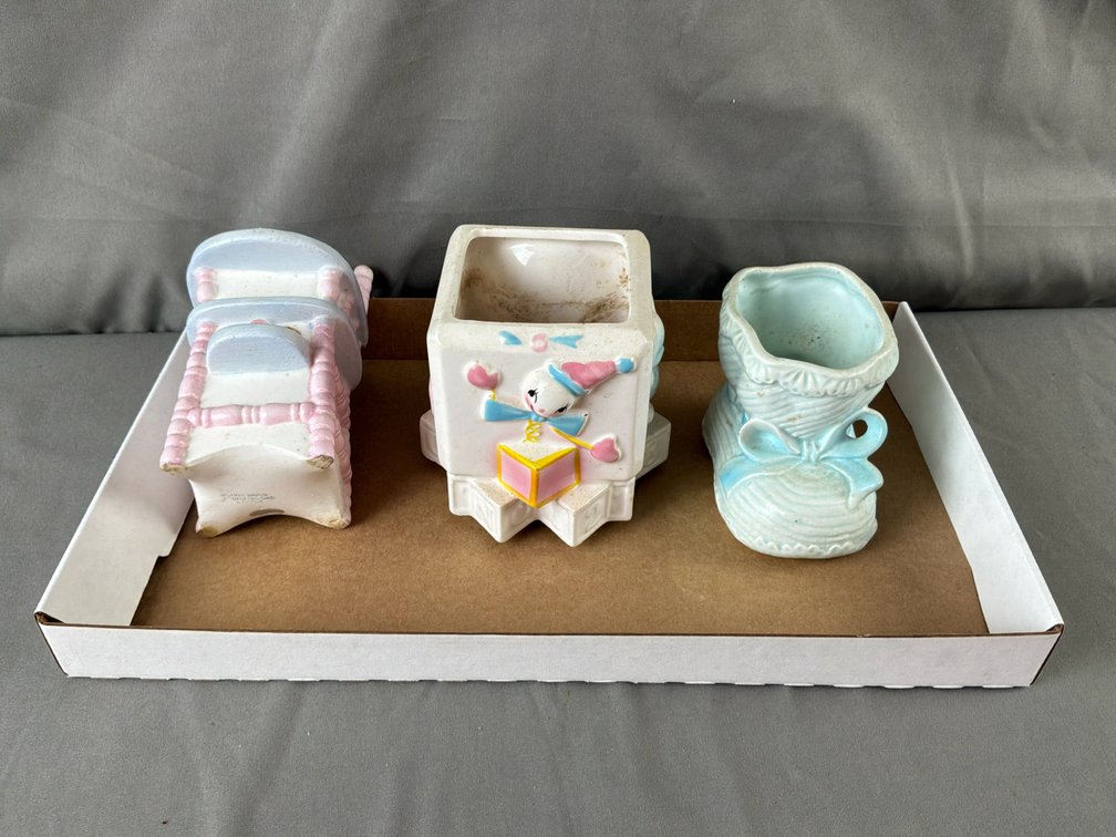 Glazed Ceramic Baby Nursery Planters