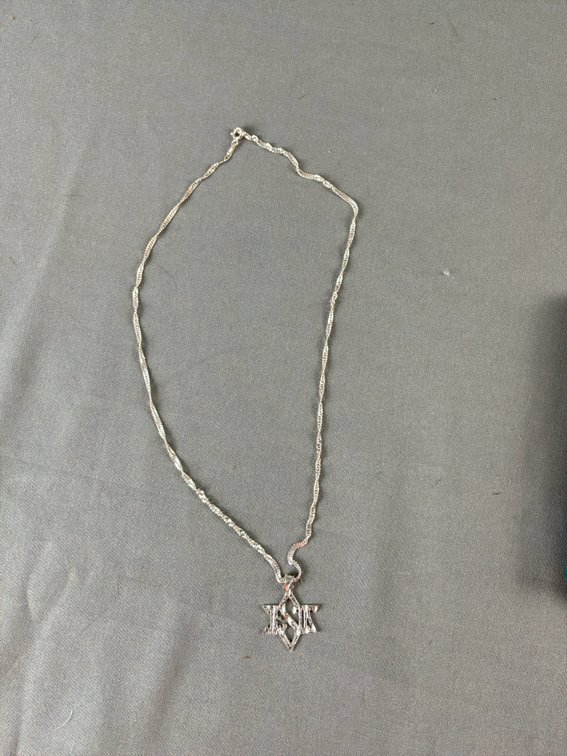Sterling Silver Star of David Pendant Necklace