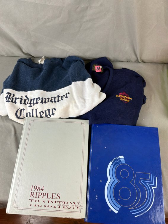 Bridgewater College Apparel and Ripples Yearbooks