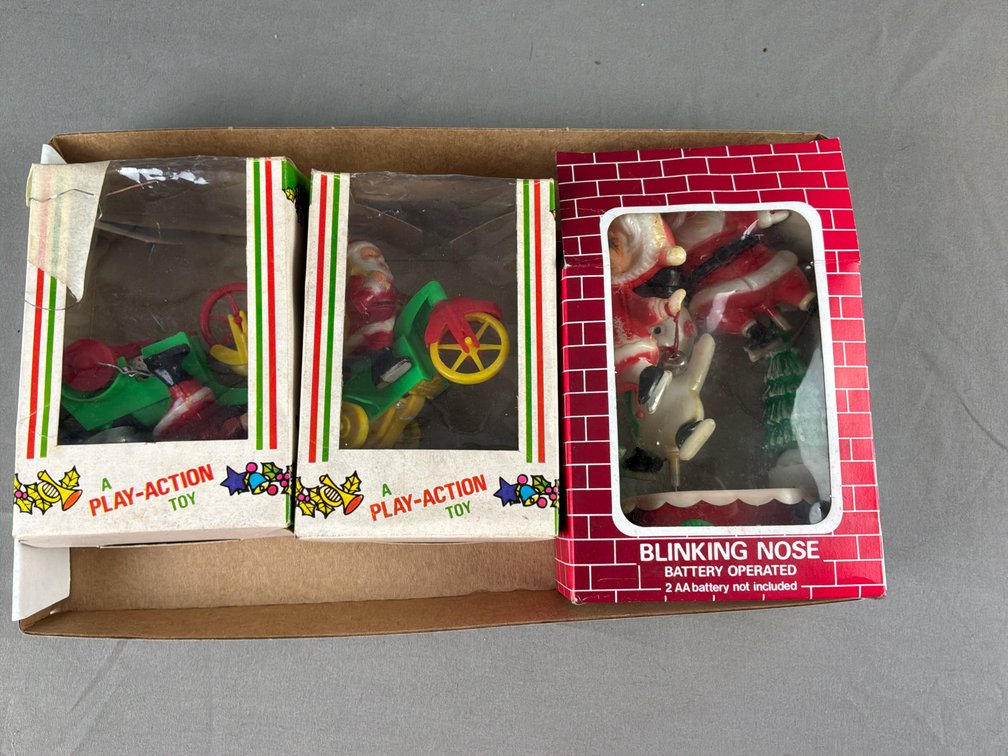 Boxed Mechanical and Battery-Operated Christmas Toys