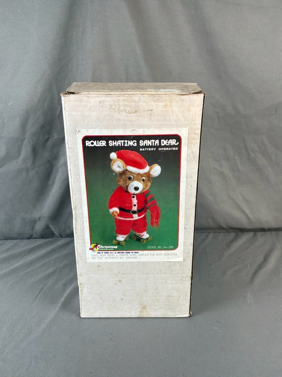 Christmas Around the World Roller Skating Santa Bear