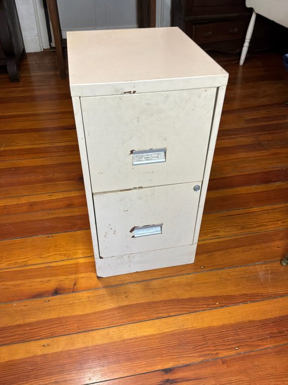 W.P. Johnson Company Two-Drawer Metal Filing Cabinet