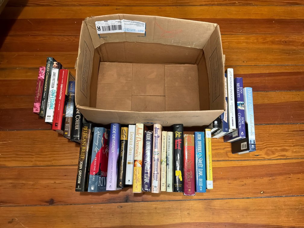 Hardcover and Paperback Fiction and Non-Fiction Books