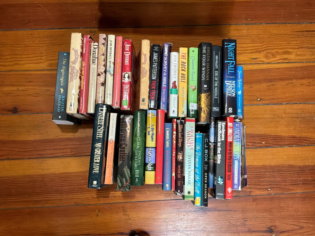 Hardcover and Paperback Fiction and Non-Fiction Books