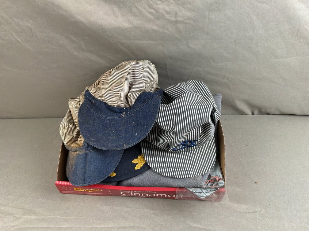 Railroad Caps, CSX Transportation Sweater, and Apparel