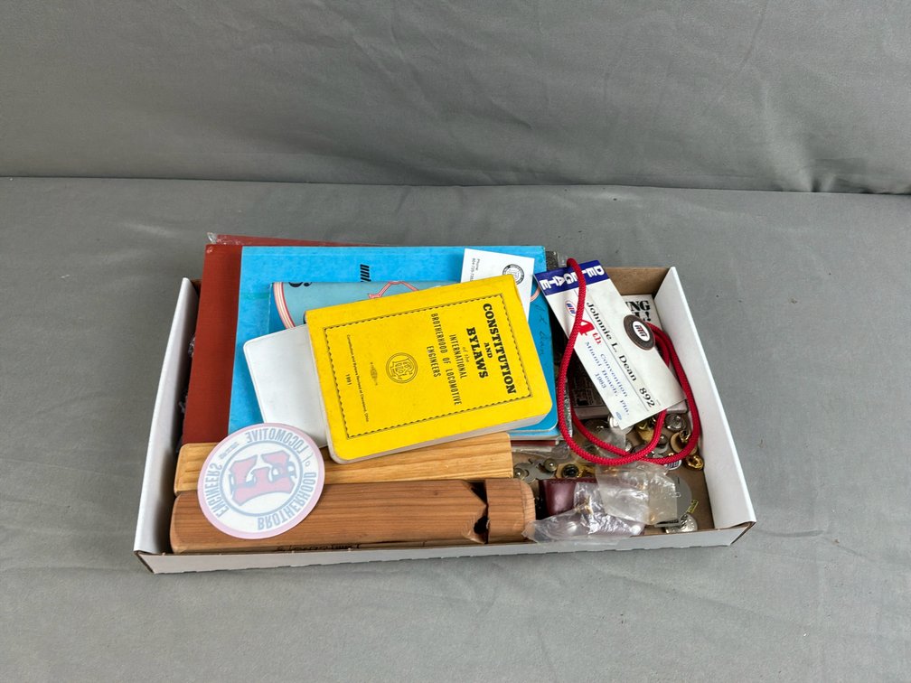 Railroad Union Ephemera, Lapel Pins, and Memorabilia