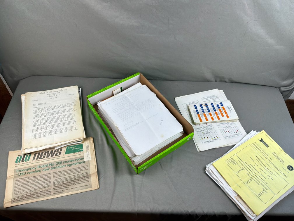 Railroad Documents, Bulletins, Notices, and Ephemera