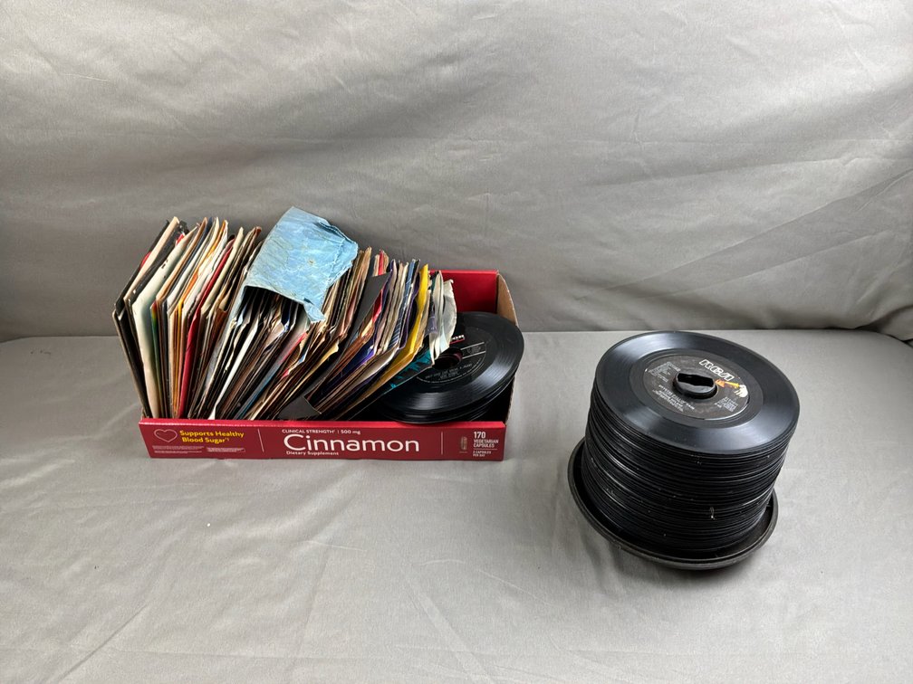 Collection of 7-Inch 45 RPM Vinyl Records