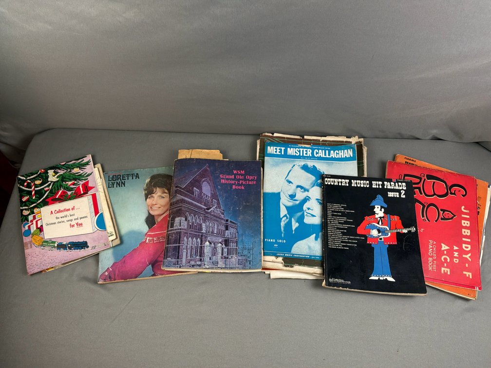 Sheet Music, Songbooks, and Grand Ole Opry Booklet