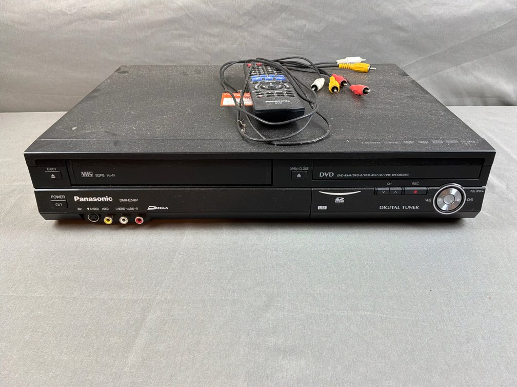 Panasonic DMR-EZ48V DVD Recorder and VHS VCR Combo