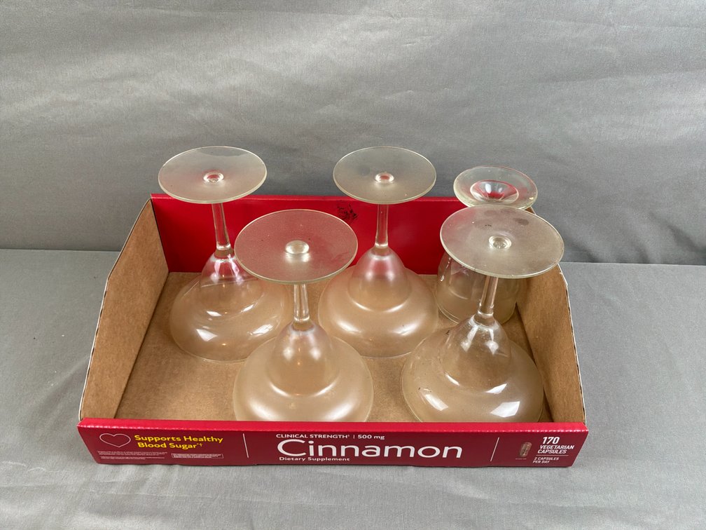Glass Margarita Glasses and Footed Glass