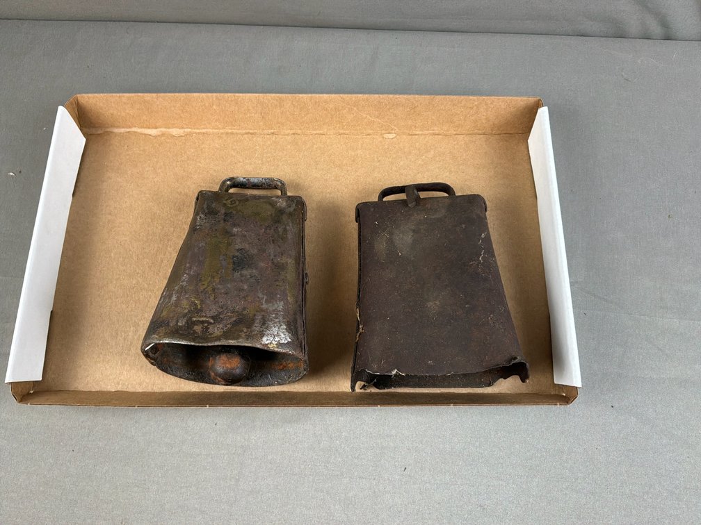 Sheet Metal Cowbells with Top Loop Handles