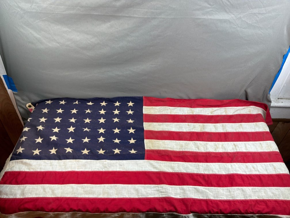 48-Star United States Flag with Canvas Hoist