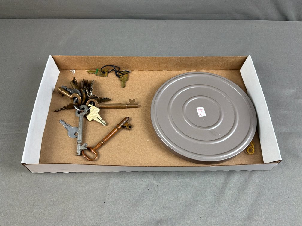Metal Film Reel, Canister, and Metal Keys